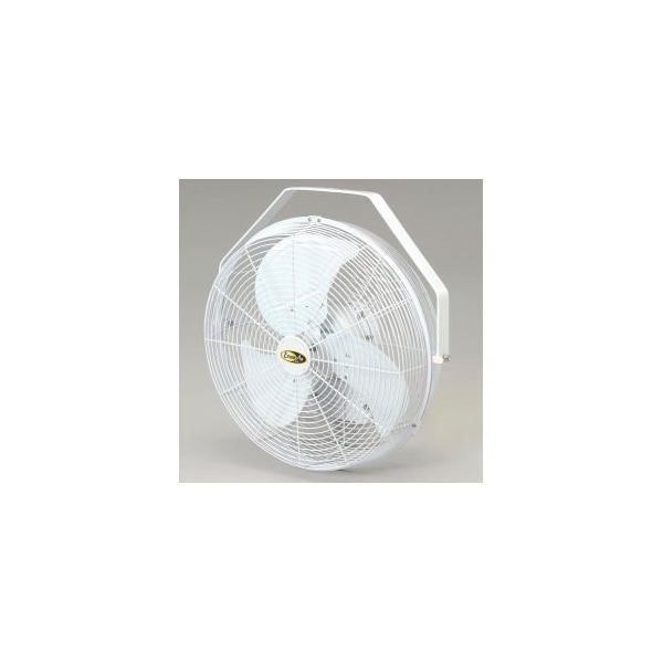 J & D Manufacturing J&D 18" Fan With Wall Ceiling Bracket 1/5 HP 1550 CFM, White POW18 - main